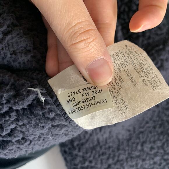 Under Armour Jacket Womens S Small Grey UA Sherpa Fleece Mock Neck Pullover - Picture 11 of 13